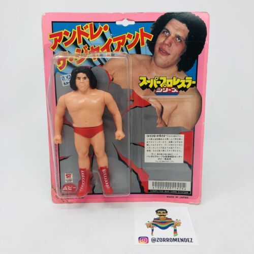 1981 Popy Andre The Giant Pro Wrestling Figure MOC Sofubi Soft Vinyl Japan WWF 海外 即決