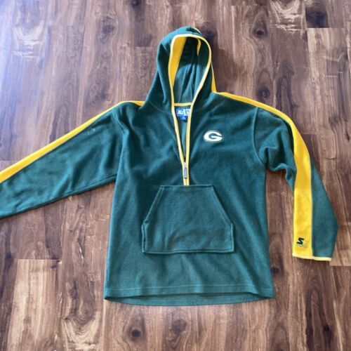 Vintage 90s Starter Green Bay Packers Sweatshirt Hoodie XL NFL RARE 海外 即決