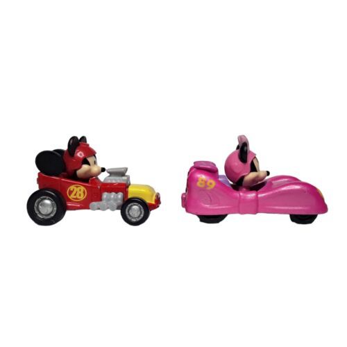 Disney Mickey and the Roadster Racers Minnie Donald Diecast Car Lot Mattel 2016 海外 即決