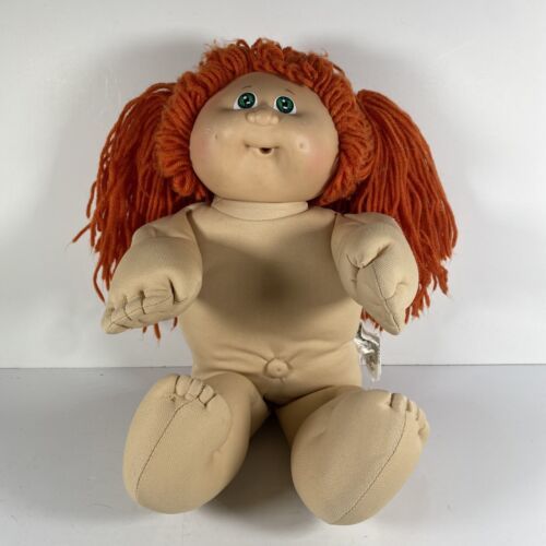 Cabbage Patch Kids Doll Vintage Xaia Roberts 1985 Female Red Hair Green Eyes 海外 即決