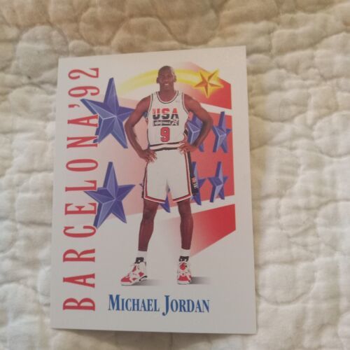 1992 Skybox Michael Jordan Barcelona '92 #534 USA Dream Team Chicago Bulls 海外 即決