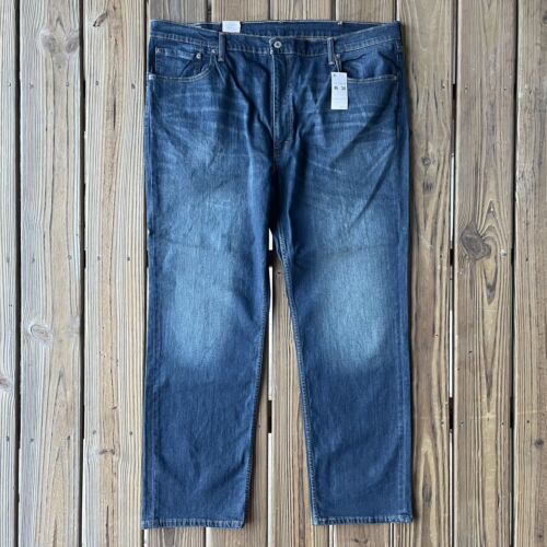 NWT Levis 559 Relaxed Straight Stretch Big & Tall Dark Wash Jeans Men's 46 x 34 海外 即決