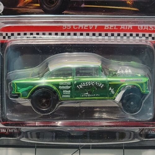 HOT WHEELS RLC '55 CHEVY BEL AIR GASSER 454 FUEL INJECTED IN HAND 海外 即決