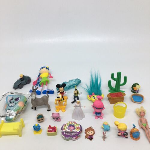 Junk Drawer Mixed Lot 28 Toys - Disney Pixar Trolls McDonalds Betty Spaghetti 海外 即決