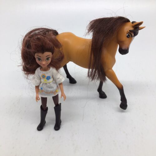 Spirit Riding Free Spirit Horse 5.5" Tall 6" Long & Lucky Doll 海外 即決