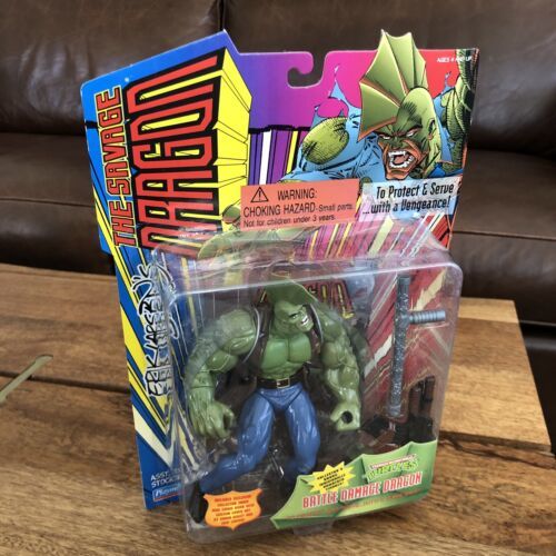 Teenage Mutant Ninja Turtles Battle Damage Dragon Figure NEW Sealed Playmates 海外 即決