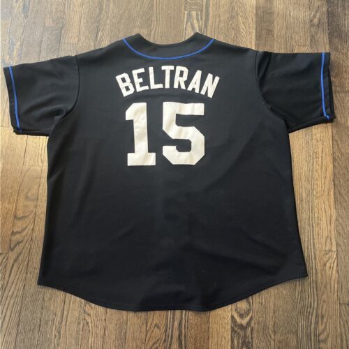 New York Mets Beltran jersey size XL black mens Majestic 海外 即決 - 1