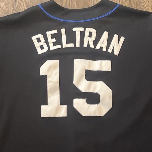 New York Mets Beltran jersey size XL black mens Majestic 海外 即決