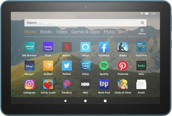 Twilight Blue  Fire HD 8 8" Tablet 64GB 64 10th Generation Latest Gen 2020 海外 即決