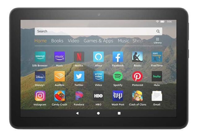  Fire HD 8 (10th Generation) 32GB, Wi-Fi, 8in - Black (without Special... 海外 即決