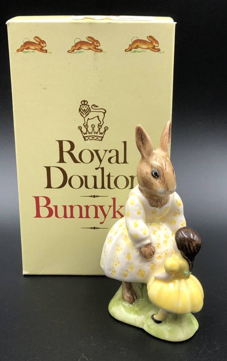 Royal Doulton Dollie Bunnykins Playtime DB80 Limited Edition D H Holmes 1987 海外 即決