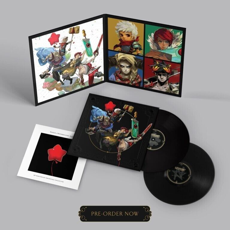 Songs of Supergiant Games Soundtrack Limited Edition Signed Vinyl 0744/1000 海外 即決