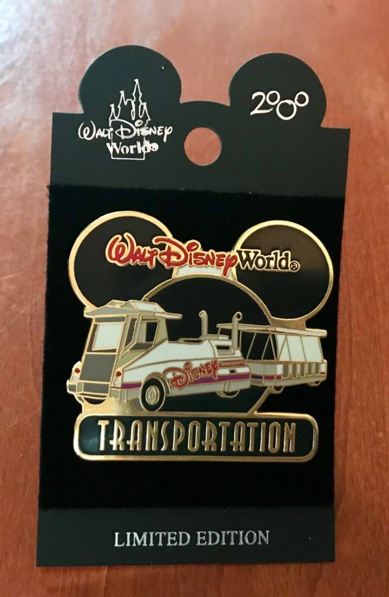 Walt Disney World 2000 Transportation Series Parking Lot Tram Pin ~ LE 5,000 海外 即決