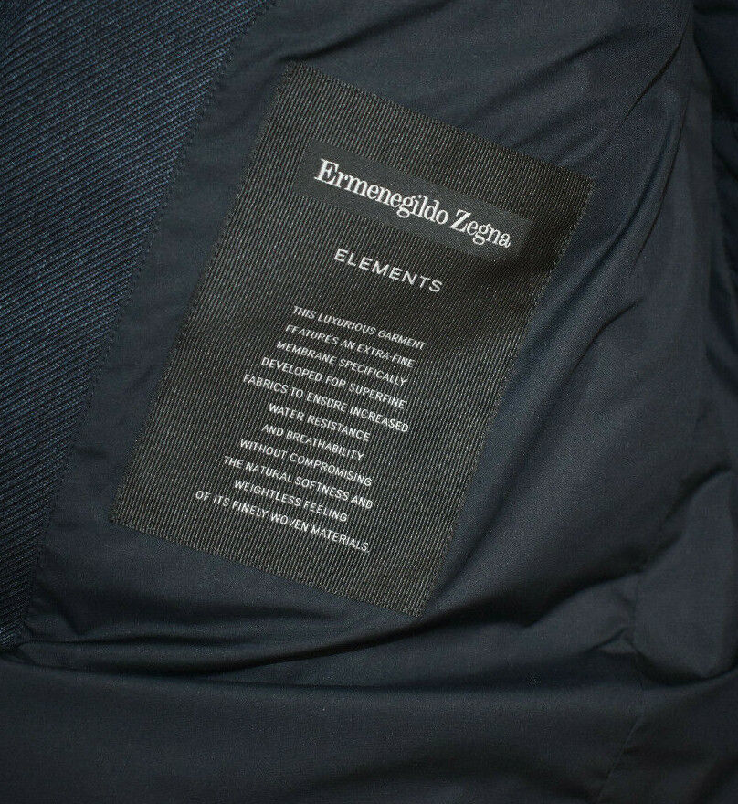 Ermenegildo Zegna Men's Size 50 R Navy Blue 100% Wool Jacket Designer Quality 海外 即決 - 3