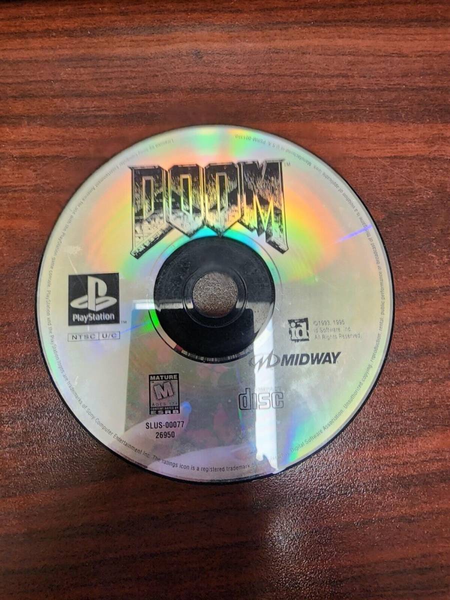 DOOM (PlayStation PS1) DISC ONLY #A647 海外 即決