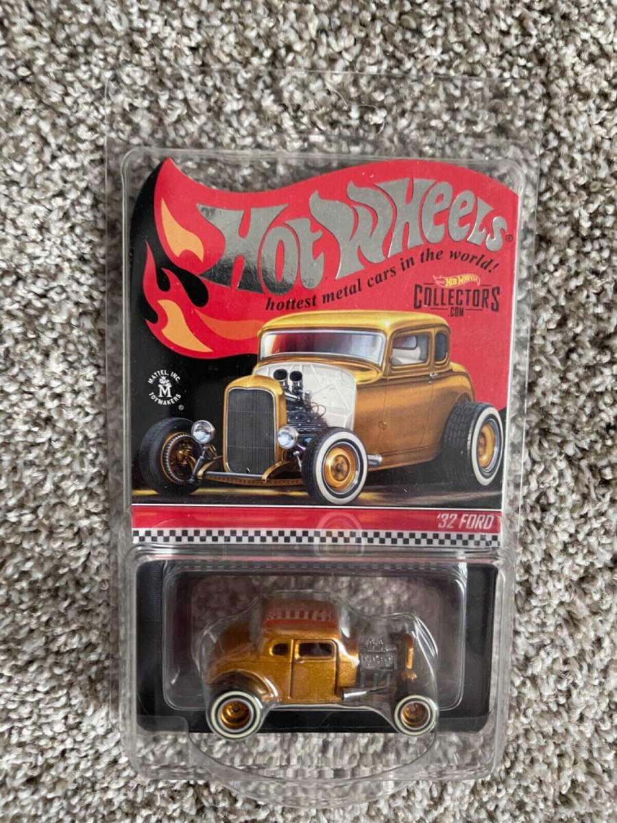 HOT WHEELS '32 FORD DEUCE COUPE GOLD RLC EXCLUSIVE BRAND NEW 海外 即決