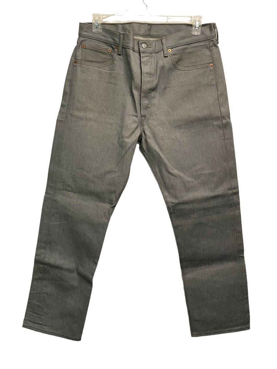 Levi's 501 XX Button Fly Gray Denim Jeans Men's Size 36x32 READ 海外 即決