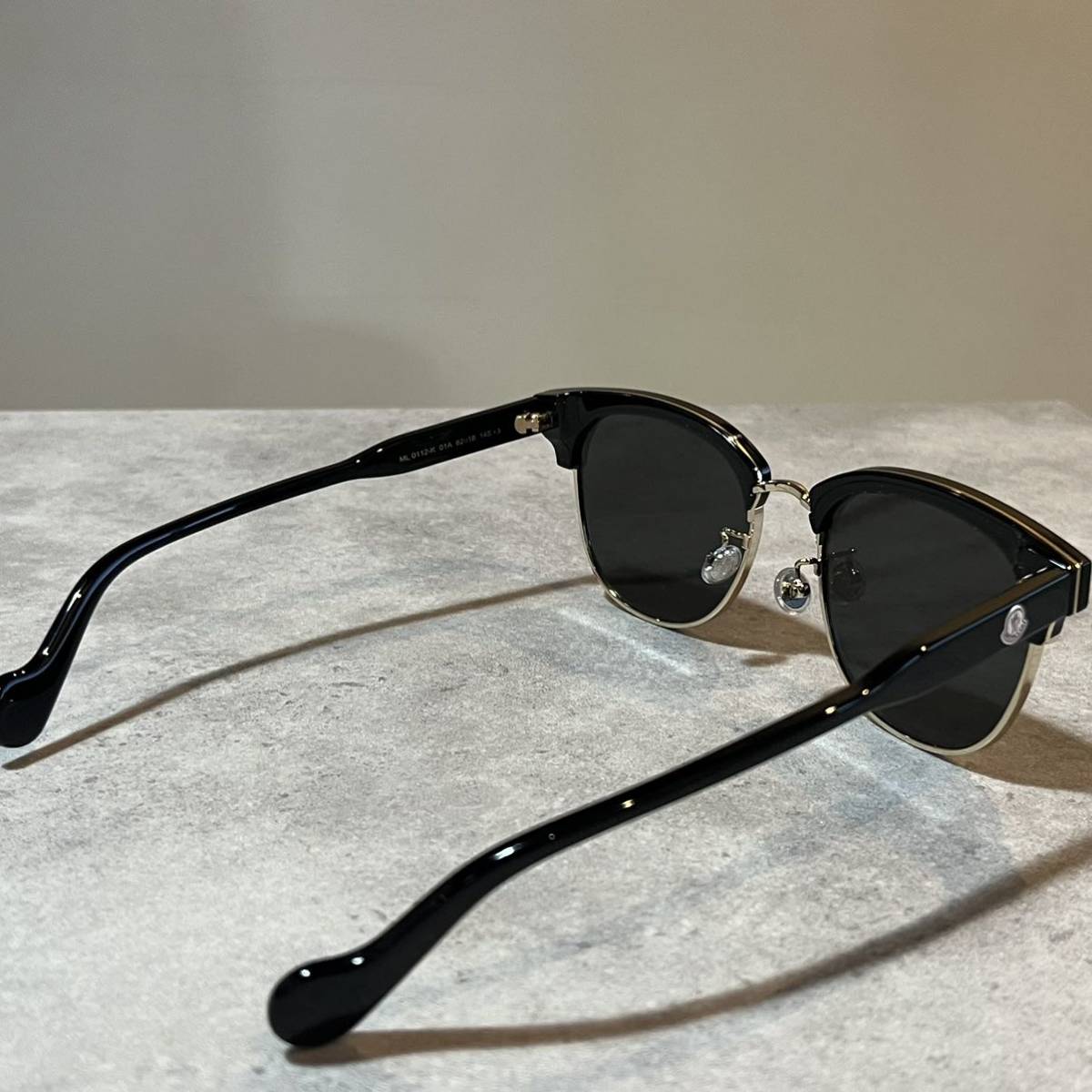 【 正規品 】新品 モンクレール ML0112 01A 眼鏡 サングラス moncler モンクレ メガネ ブラックの画像6