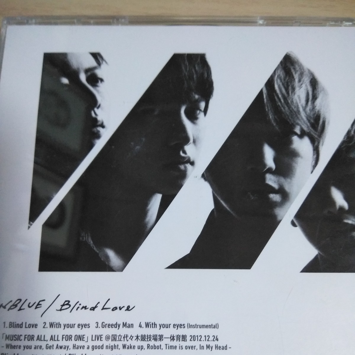 JJ100　CD＋DVD　CANLVE　CD　１．Blind Love　２．With your eyes_画像2