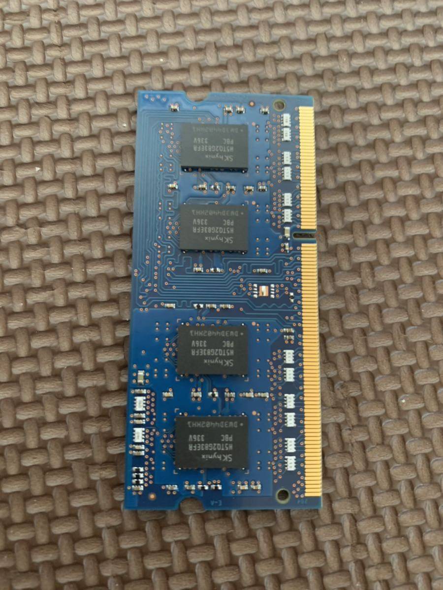 ★ノートパソコン用メモリー SK HYNIX 1Rx8 PC3-12800S 2GB_画像1