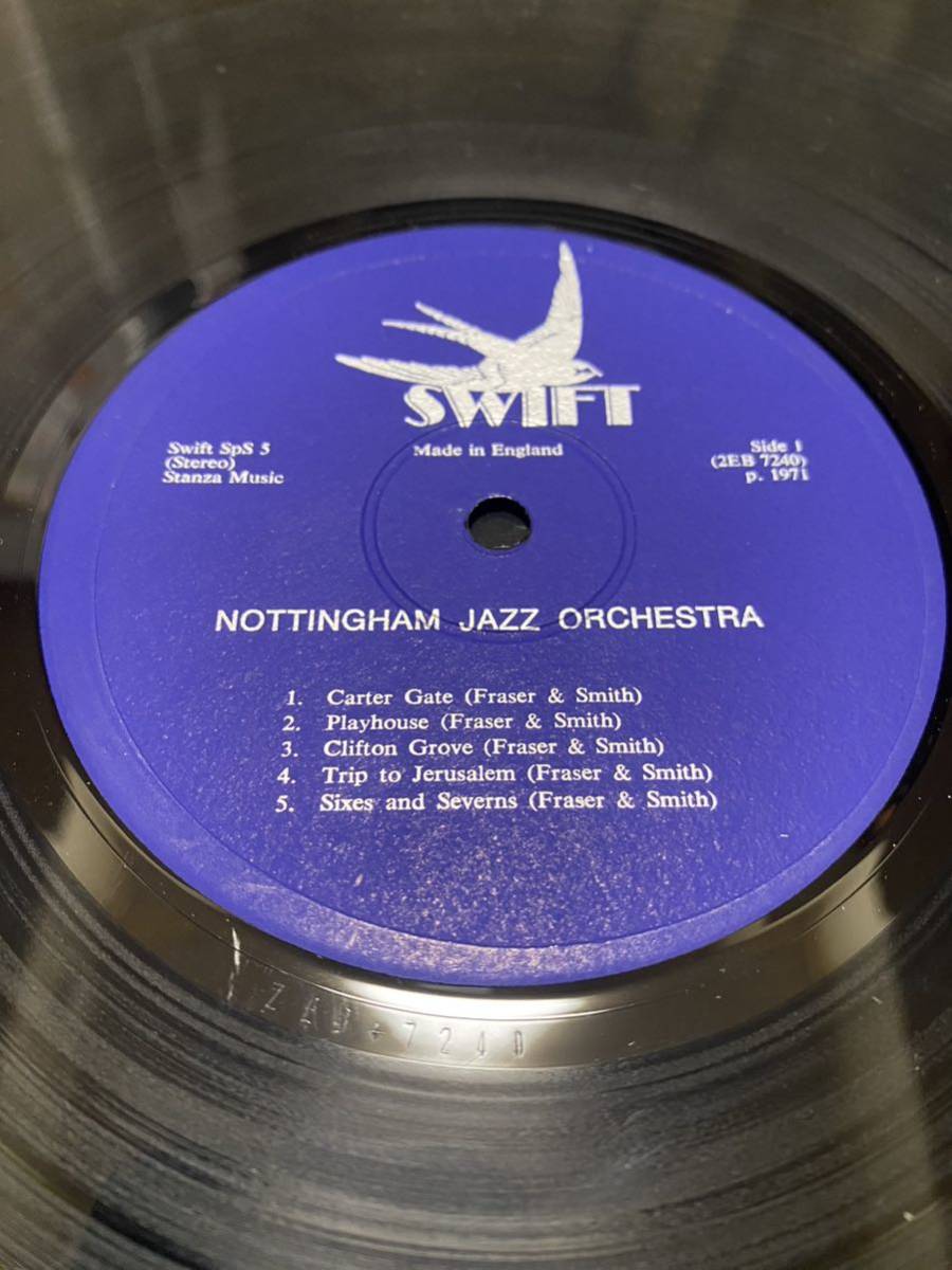 Jazzmanコンピにも収録された英国産ビッグバンド激レア盤/‘71 UK Swift自主盤/ Nottingham Jazz Orchestra [Festival Suite]/オルガンバー_画像8