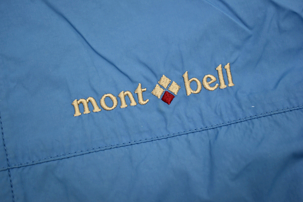 Y-5417★送料無料★mont-bell モンベル 1103186★正規品 ブルー青色 ナイロン ウインドブラストパーカー ジャンパー Ｍ_画像2