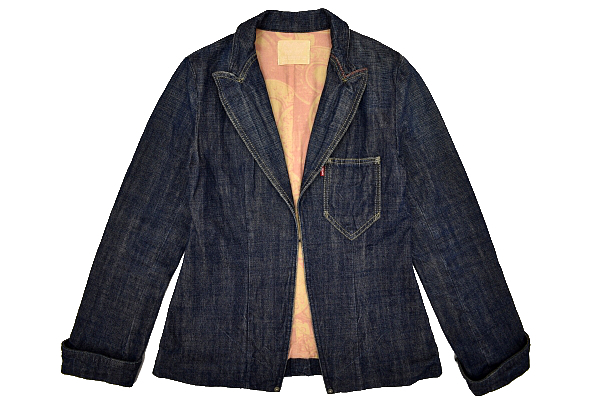 G-1039★美品★Levi's Redloop リーバイス レッドループ 78601-05★ヴィンテージ加工 濃紺デニム ジャケット G ジージャン Ｍ_画像2