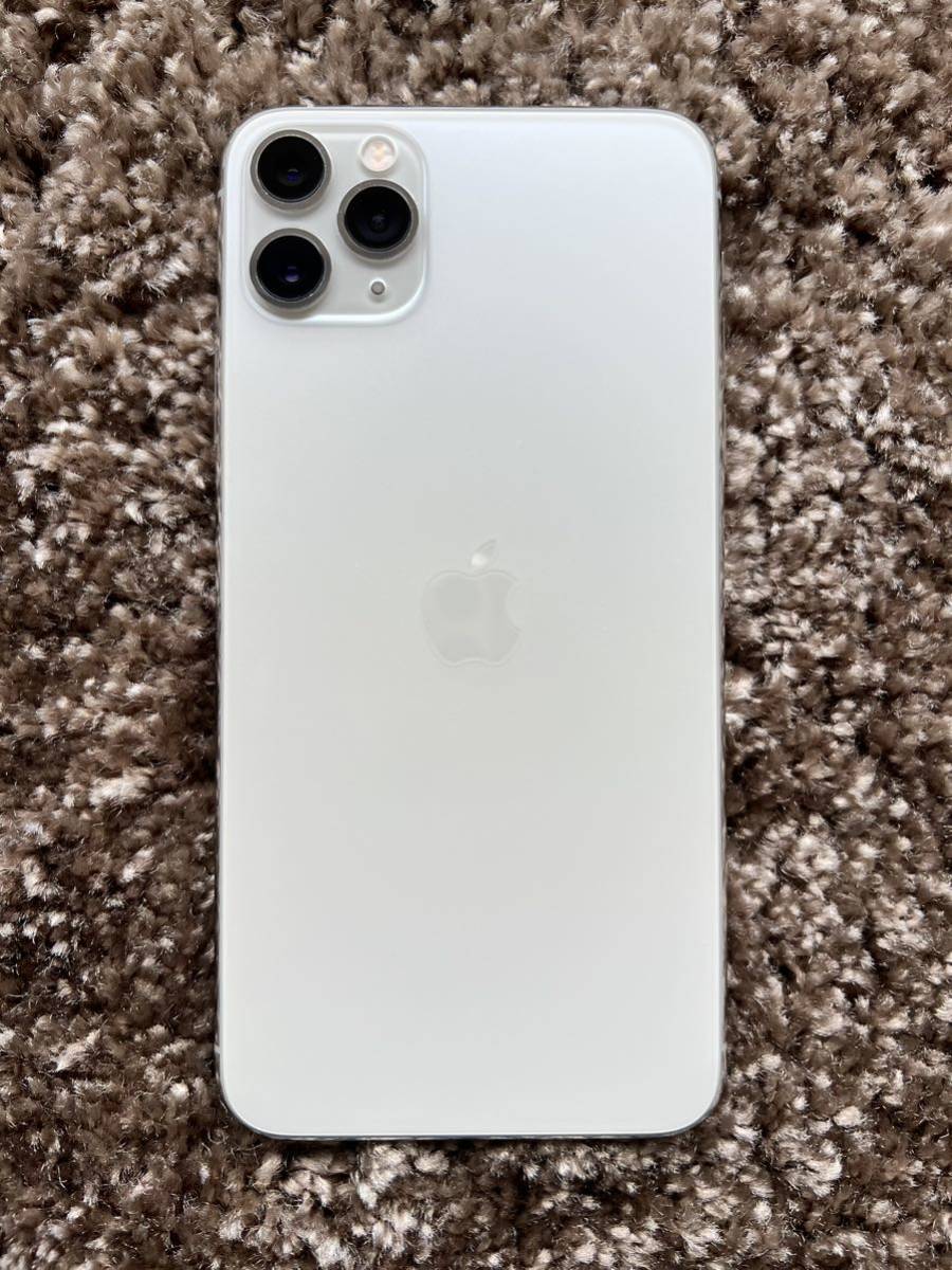 バッテリー100%】iPhone 11 Pro Max 64GB シルバー SIMフリー