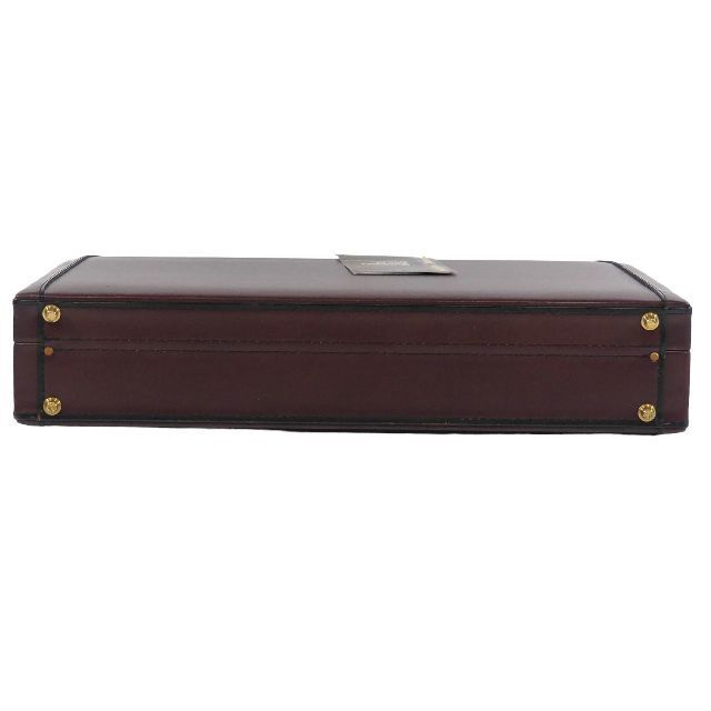  prompt decision *PRESTO* leather attache case Puresuto men's tea original leather business bag real leather commuting trunk business trip hard case bag bag key attaching 