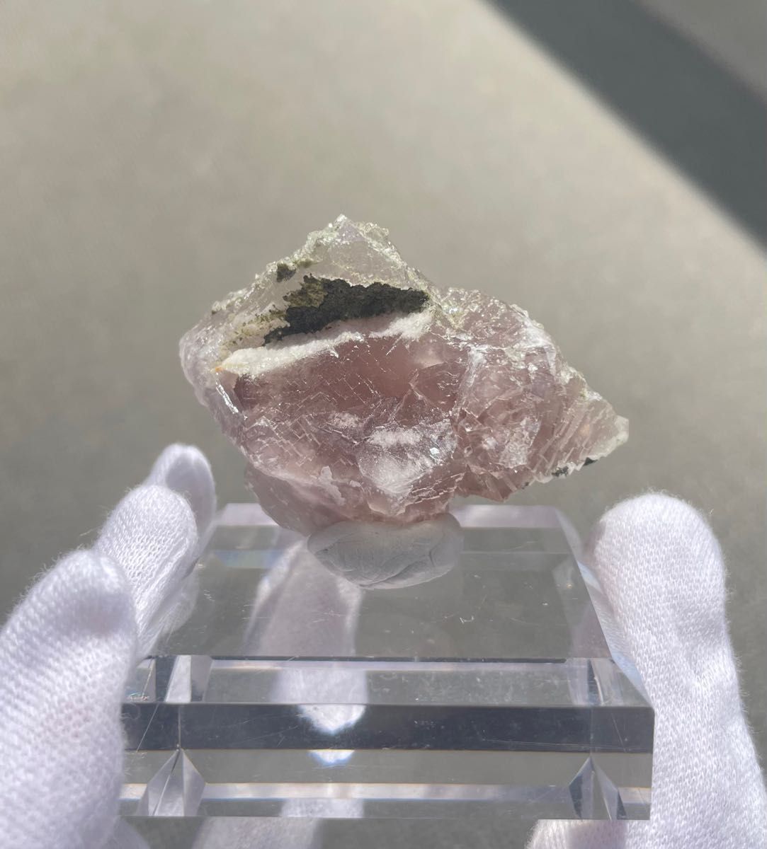 中国 シャンファーリン産 フローライト 蛍石 ピンク 鉱物標本 原石