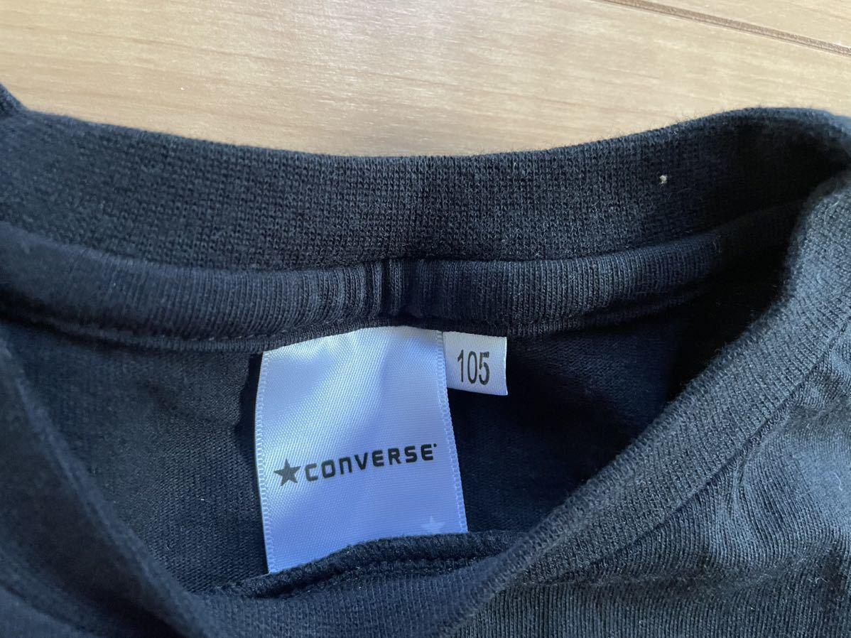 ★未着用新品！定価約3000円☆CONVERSE コンバース☆バックプリントがおしゃれ！半袖Tシャツ 105☆送料140円★_画像5