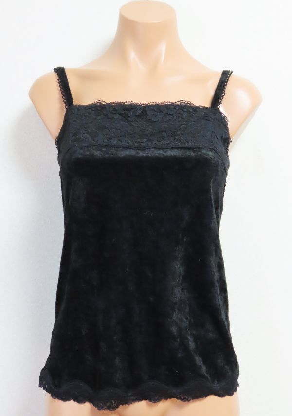 *[ new goods ]iiMK MICHL KLEIN Michel Klein velour camisole 38