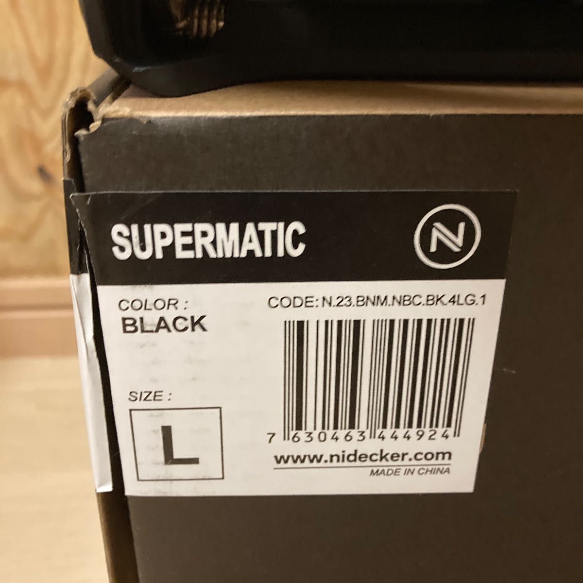 NIDECKER / SUPERMATIC L BLACK ステップイン ナイデッカー