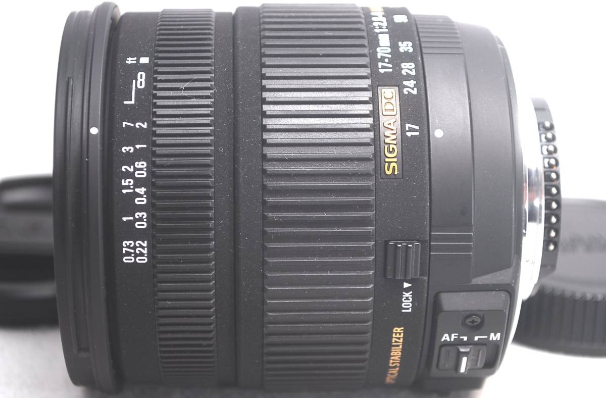 ★新品級！★SIGMAシグマ 17-70mm F2.8-4 DC MACRO OS HSM Nikon C217_画像6