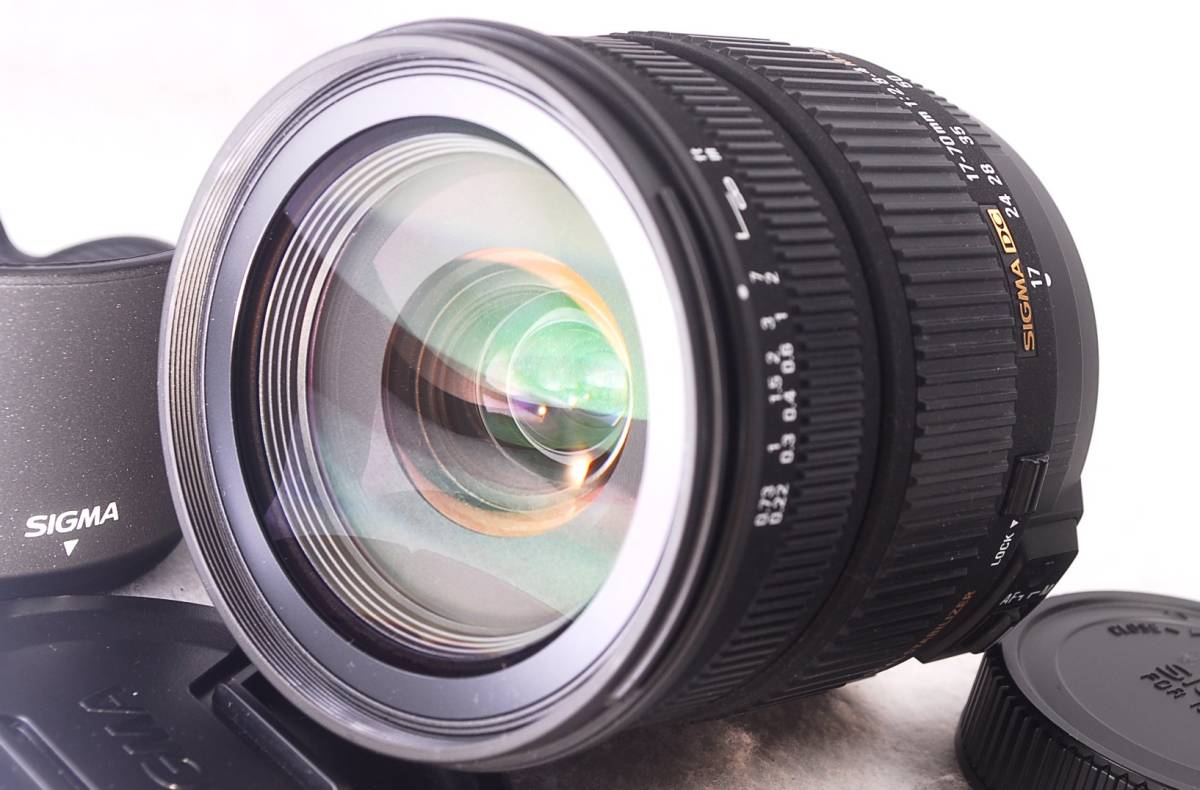 ★新品級！★SIGMAシグマ 17-70mm F2.8-4 DC MACRO OS HSM Nikon C217_外観、光学とも非常にきれいな新品級♪