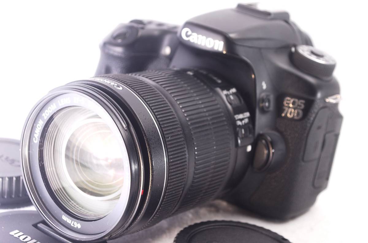 ★極美品！★Canonキヤノン EOS 70D 18-135mm IS STM KIT★絶好調！C195