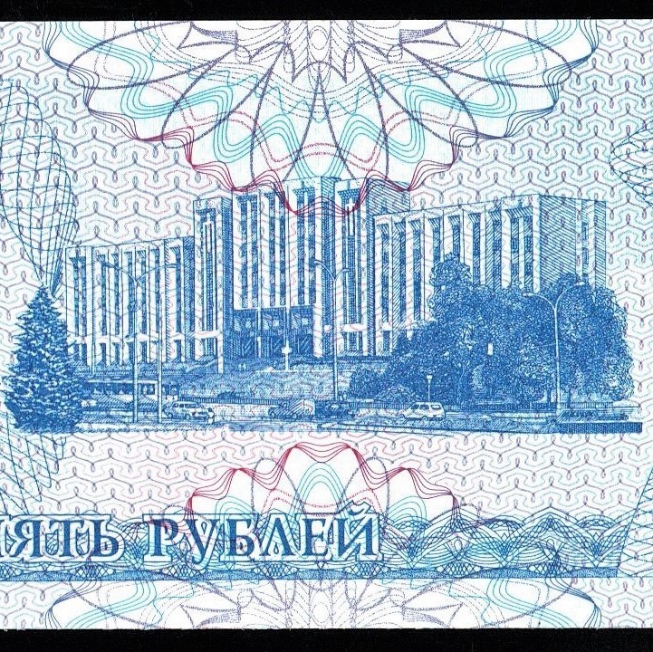トランスニストリア 5ルーブル紙幣 1994年 125mm×57mm　＜AA3715036＞_画像7