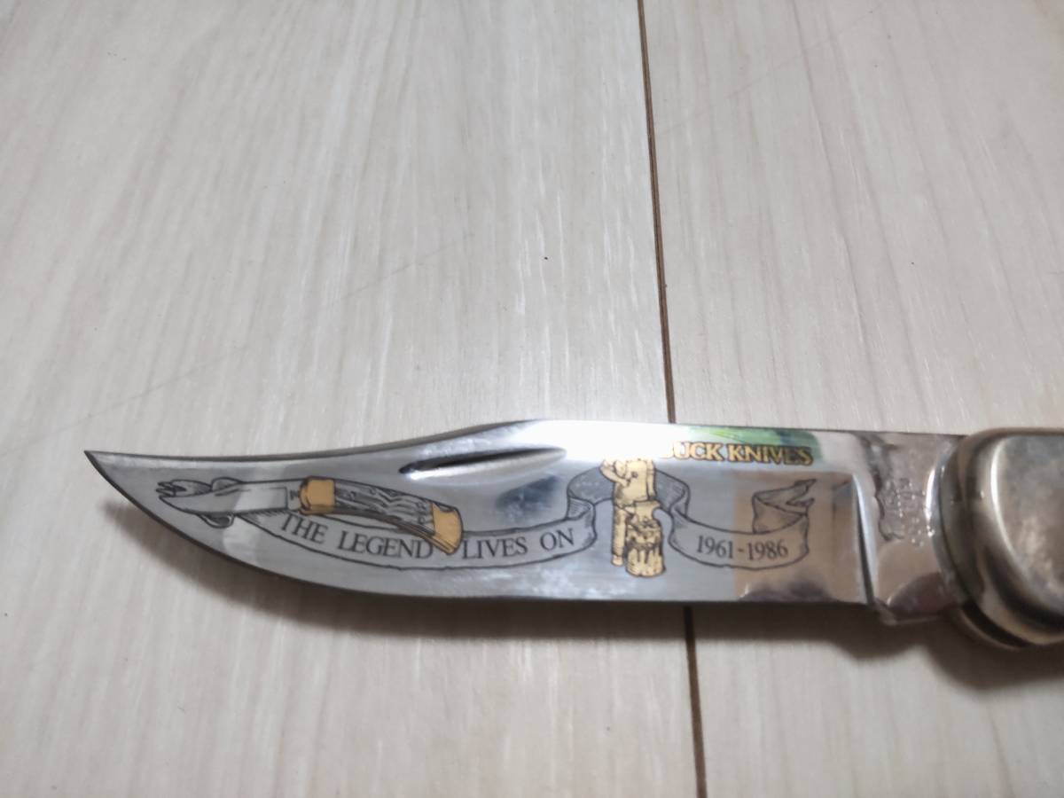 13532円 ☆限定 BUCK バック社 フォールディングナイフ ☆25周年 13532円 ☆限定 BUCK バック社 フォールディングナイフ ☆25周年