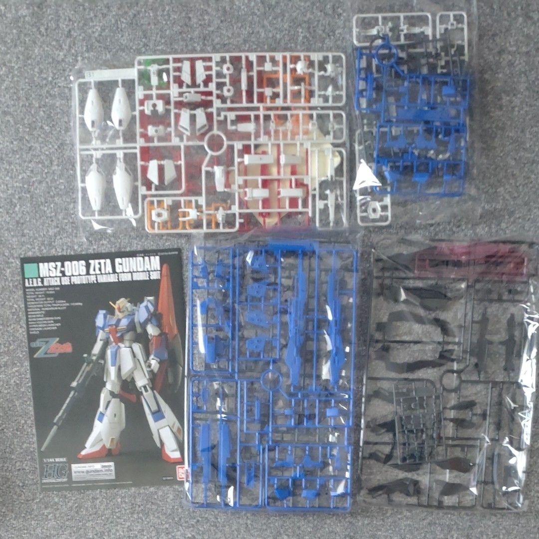 ゼータガンダム HGUC ビルドウェポン カレトヴルッフ炎 未組立 ゼータガンダム HGUC ビルドウェポン カレトヴルッフ炎 未組立