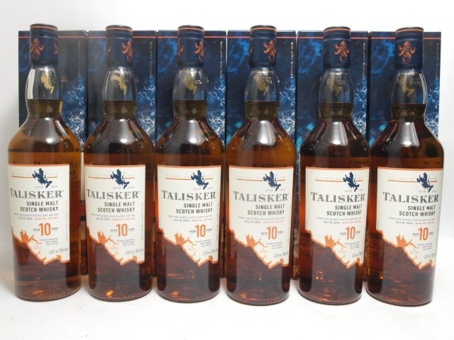 タリスカー10年 6本 購入人気の商品 絶品 タリスカー年 現行品 未開封