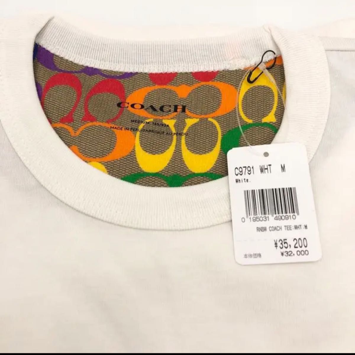 入手困難 COACH レインボー シグネチャー Tシャツ Yahoo!フリマ(旧)- 入手困難 COACH レインボー シグネチャー Tシャツ Yahoo!フリマ(旧)-