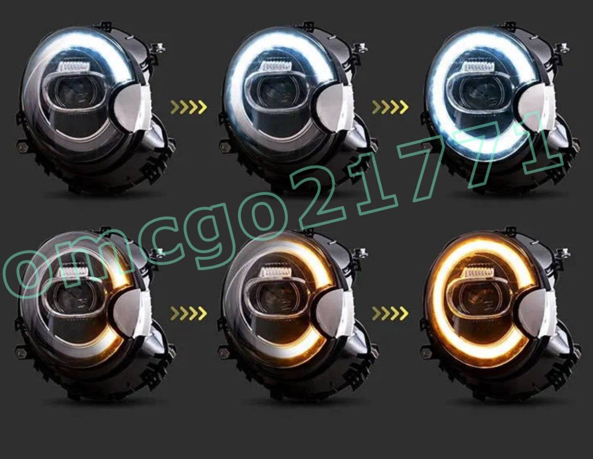 BMW Mini MIni R55 R56 R57 [2007-2013 ] LED head light lamp current . turn signal sequential DRL daylight attaching 