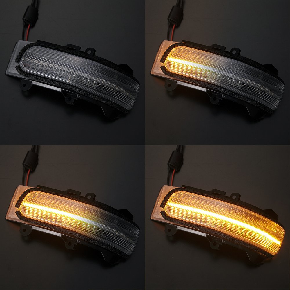  current . turn signal 150 series Blade LED winker mirror lens clear original exchange . star sequential AZE154H GRE156H AZE156H
