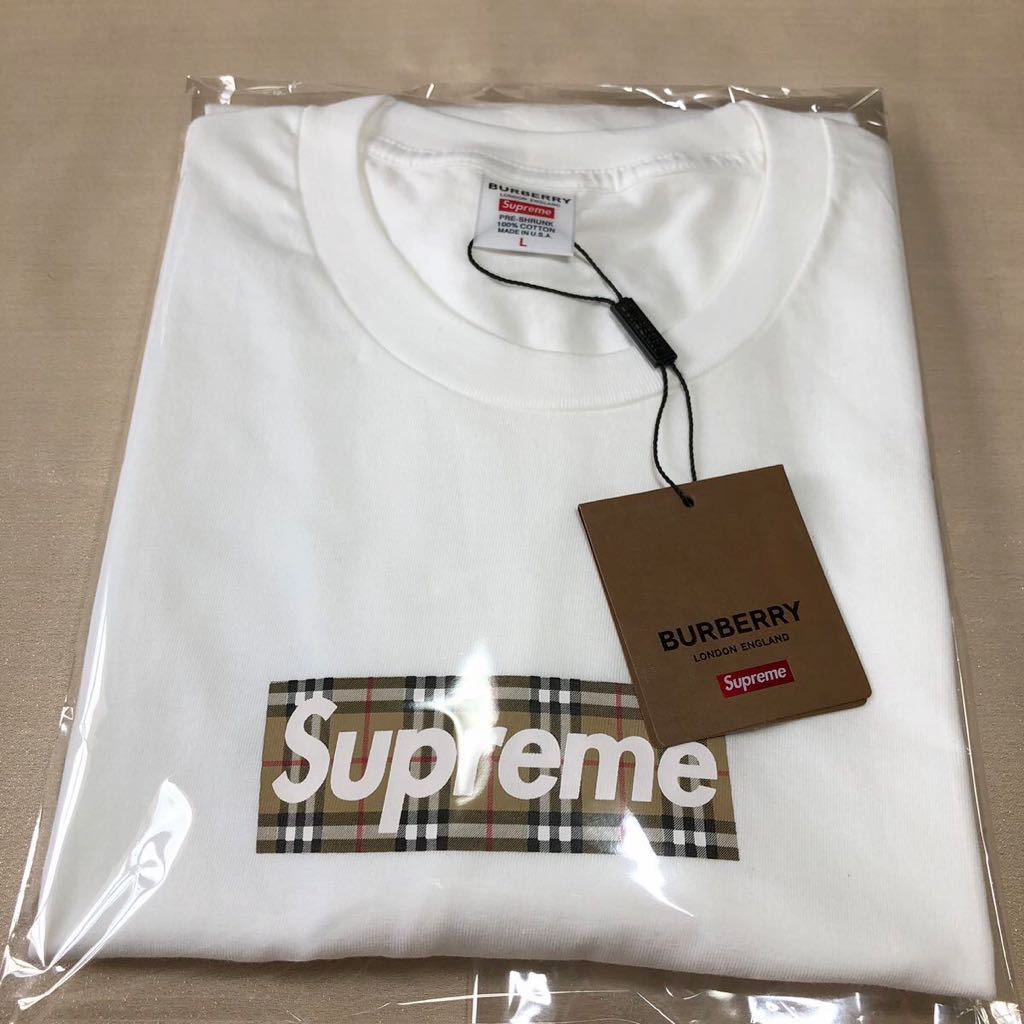 supreme バーバリー ボックスロゴtシャツ M www.pothashang.in
