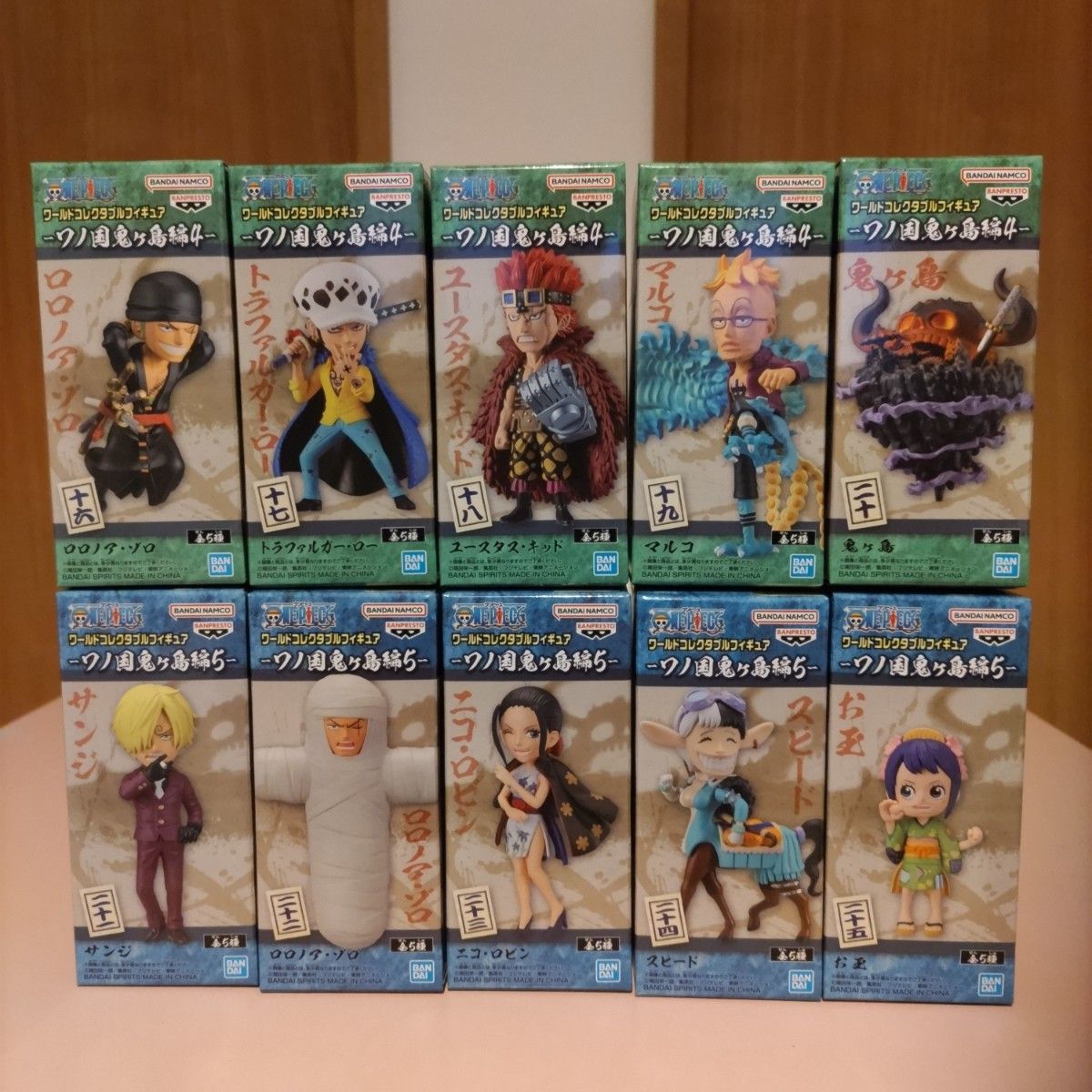 全10種コンプセット】ワンピース ワールドコレクタブルフィギュア