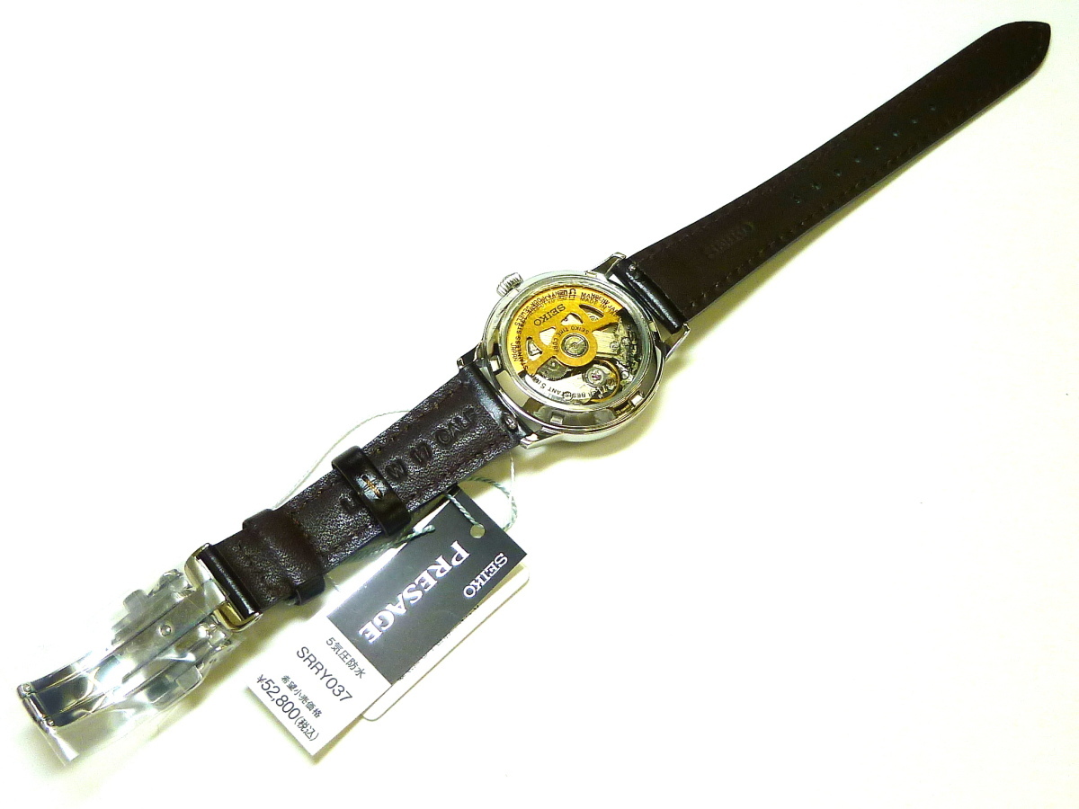 ☆新品正規品☆『SEIKO PRESAGE』セイコー プレザージュ スケルトン