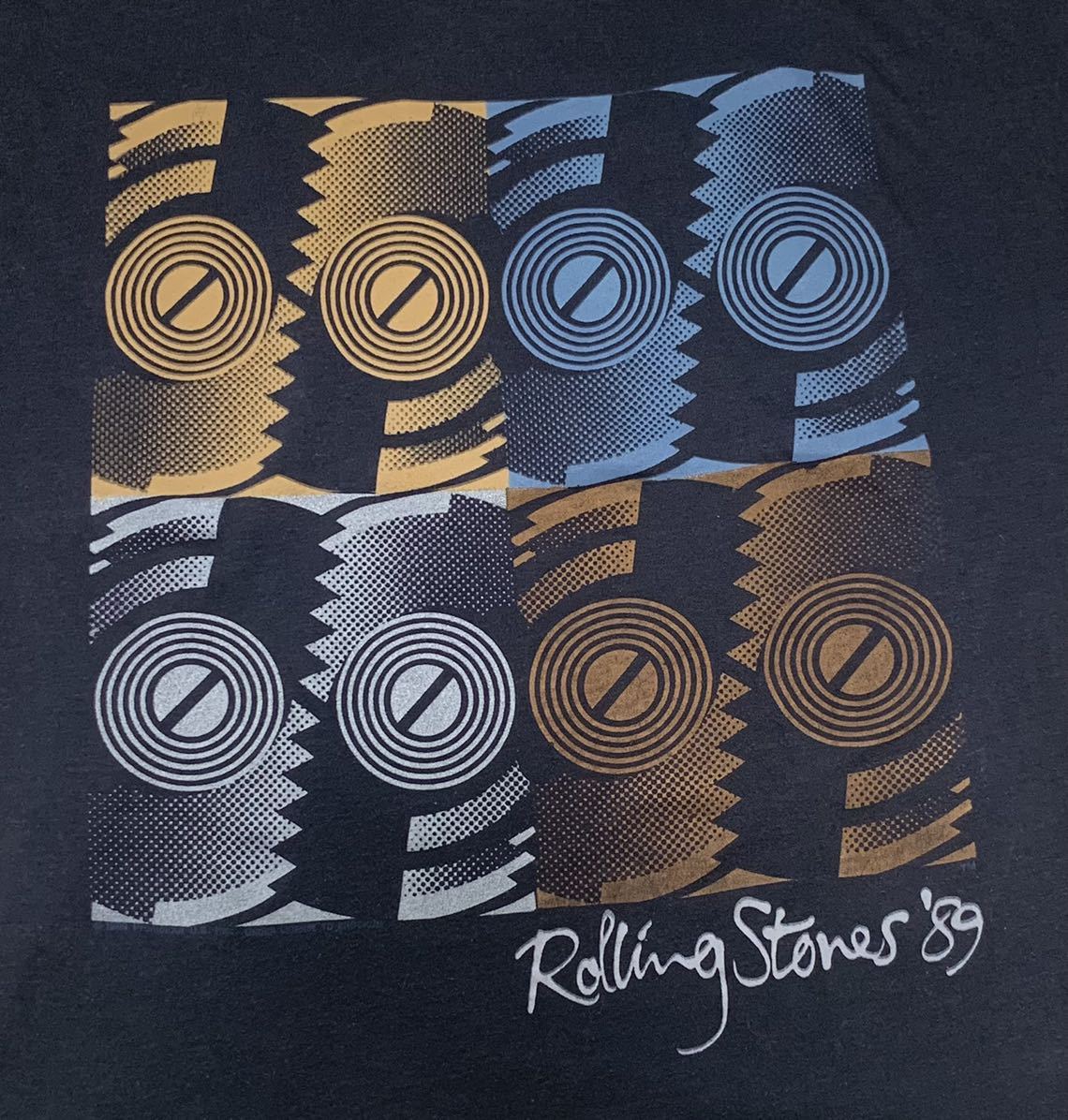 ★80ｓ　Vintage　BROCKUM　89年　ローリング・ストーンズ　Rolling　Stones　Tシャツ_画像3