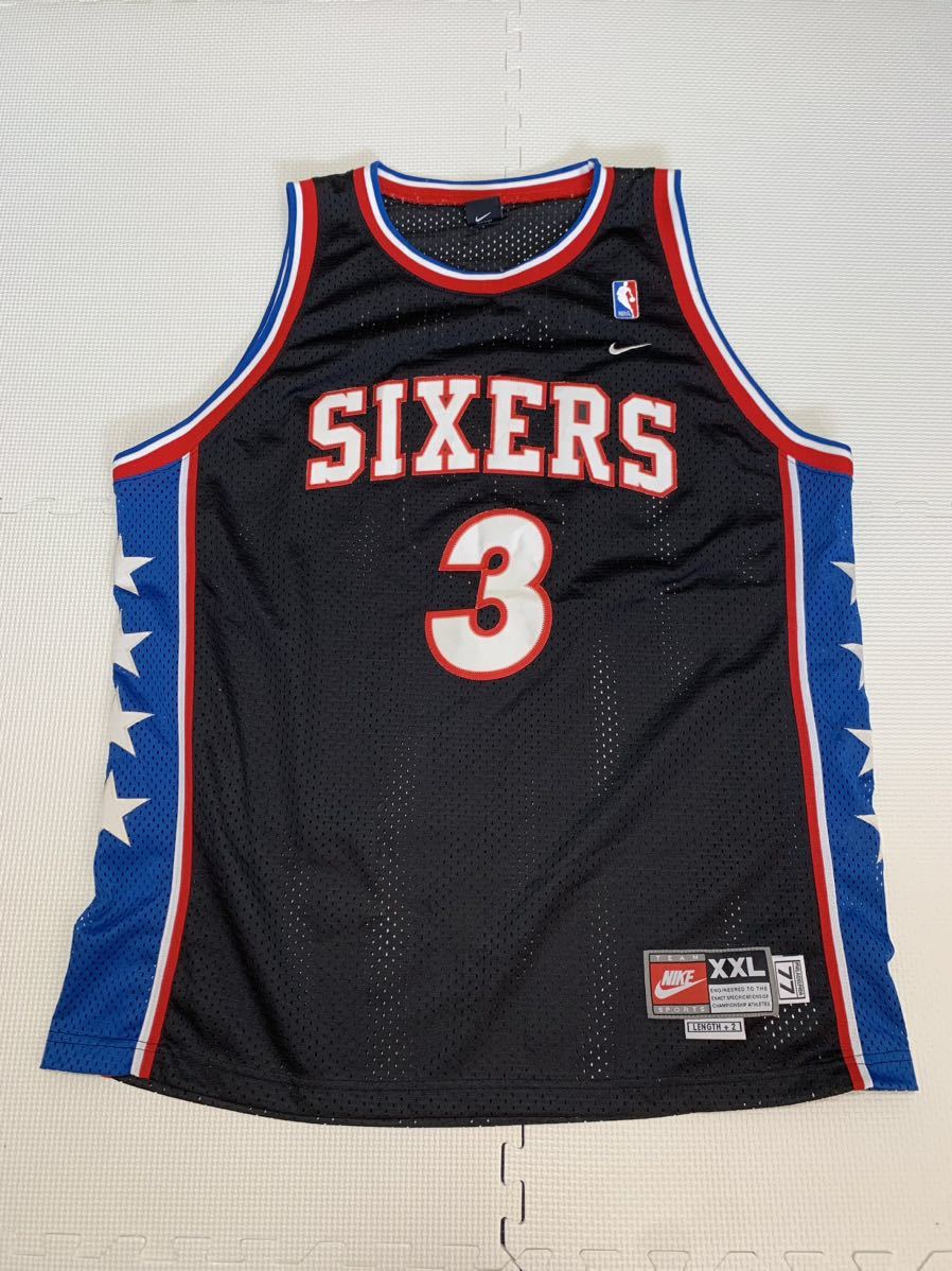 ★NIKE　ナイキ　76ers SIXERS IVERSON アイバーソン　ユニフォーム_画像1