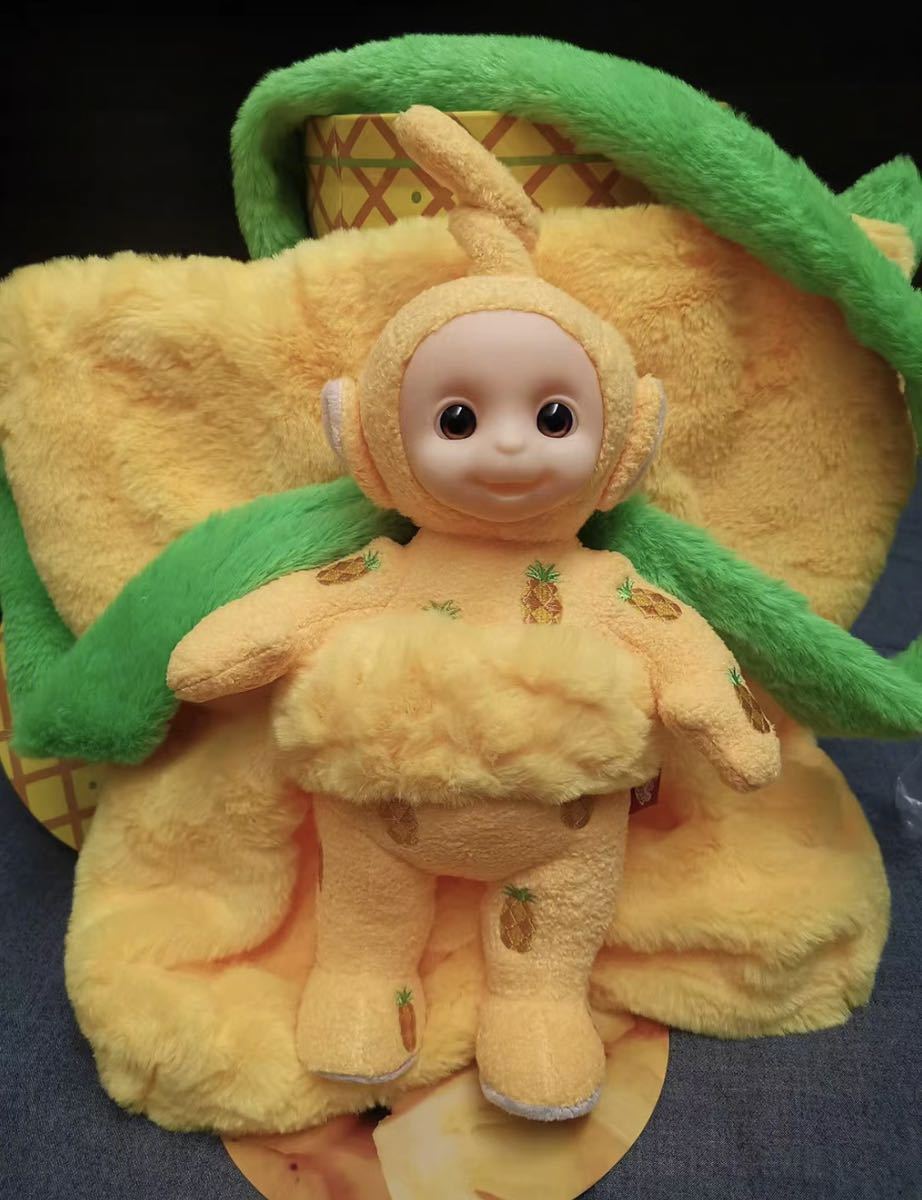 [ Teletubbies ]TELETUBBIESla-laLAA-LAA fruit can canned goods pineapple soft toy figure bag attaching regular goods postage included 