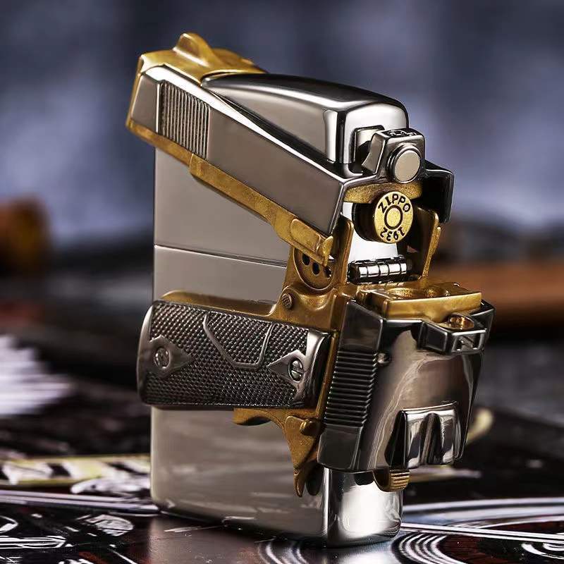 ヤマト工芸 【新品未使用】銃型ZIPPO ライター 新品 立体感を備えた